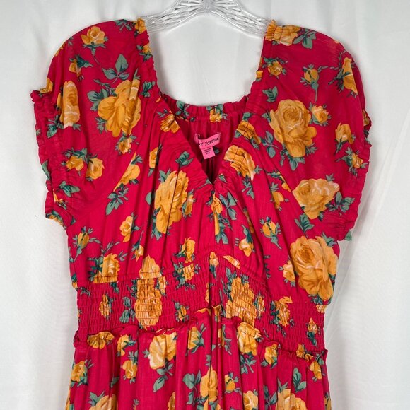 Betsy Johnson Vintage Inspired Floral Maxi Dress - Picture 3 of 12